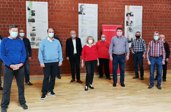 Steffen Maar (4.v.r.) auf der Klausurtagung der SPD Rosbach/Rodheim