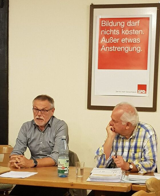 Gerhard Merz und Dr. Hans-Peter Rathjens