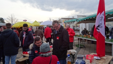 Stammtisch auf dem Bauernmarkt am 26.02.2016