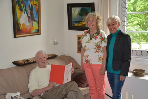Georg Schlaga bei seinem letzten Auftritt in Rosbach im Frühjahr 2015
