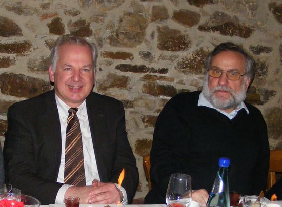 Fraktions- und Parteivorsitzender Dr. Rathjens und Zeidler